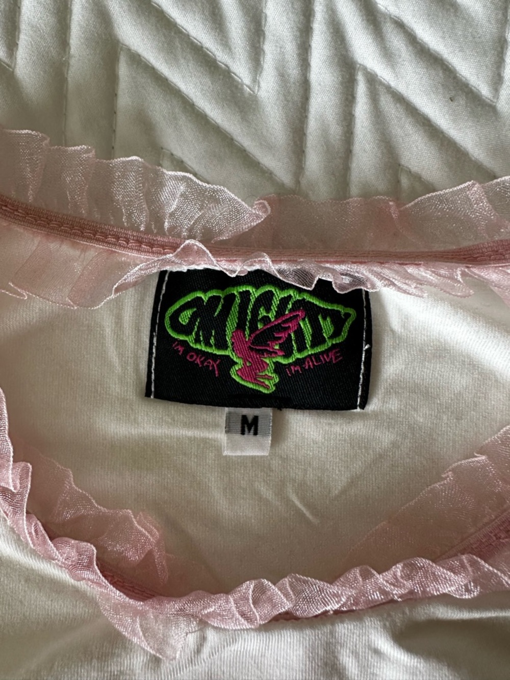 Omighty Ruffle Tank with Sequins - Picture 8 of 10